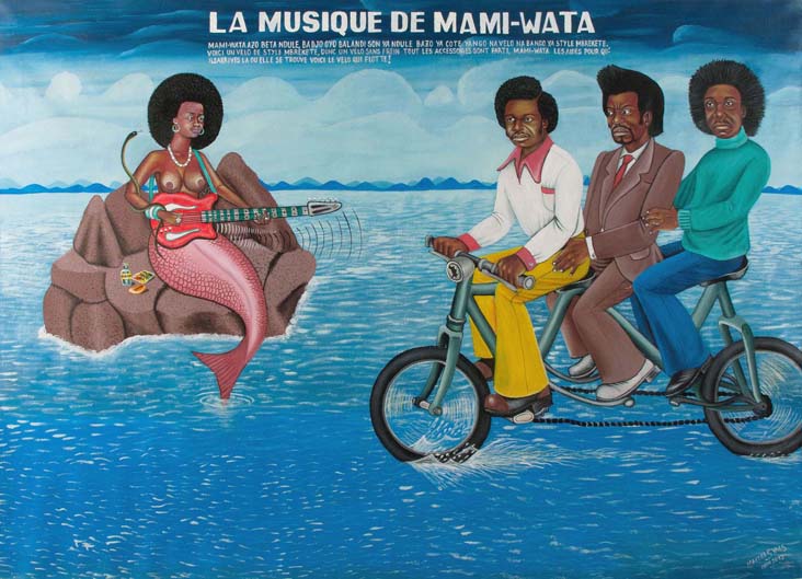 <strong>La Musique de Mami Wata</strong><br/> Acrylic on canvas / 130 x 180cm / 2012 / Private Collection